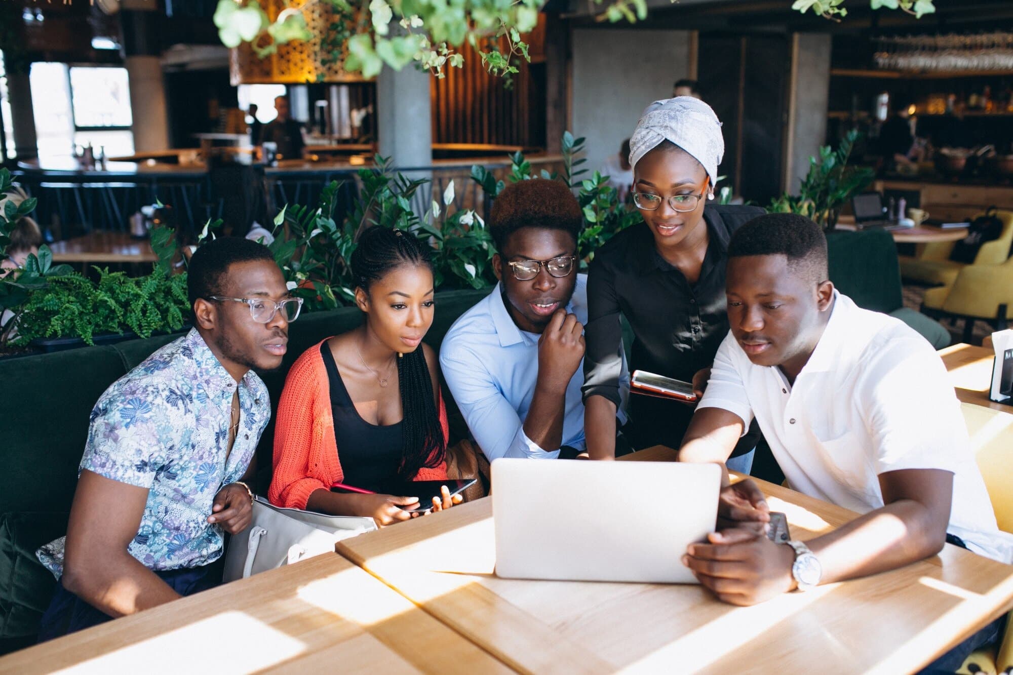Salama Capital partners in a strategy session